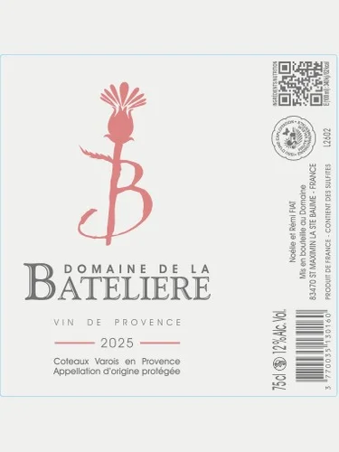 L2602et AOP Coteaux-Varois-en-Provence rosé 2025